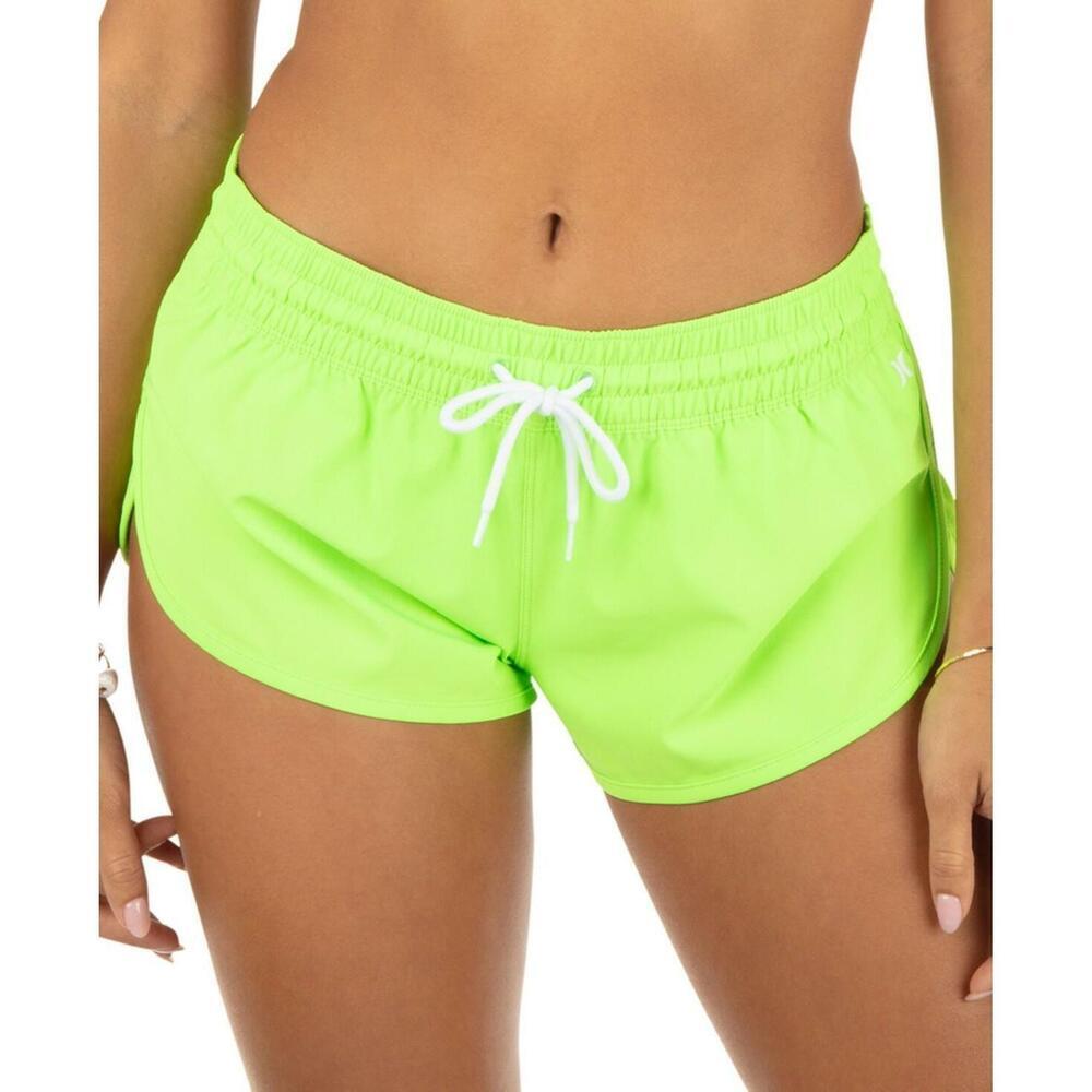 Hurley Juniors 2.5" Dolphin-Hem Board Shorts Key Lime M